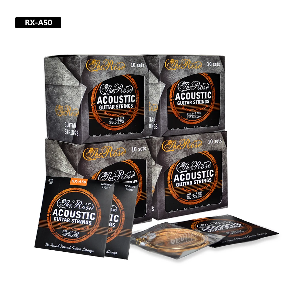 

Wholesale acoustic guitar bronze string set /6pcs made in China, Siliver