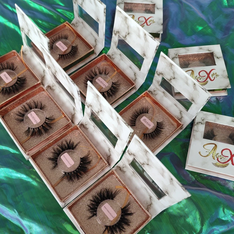 

acrylic clear lashbox packaging lash boxes with logo weed lash boxes wispy fluffy mink eyelashes wholesale