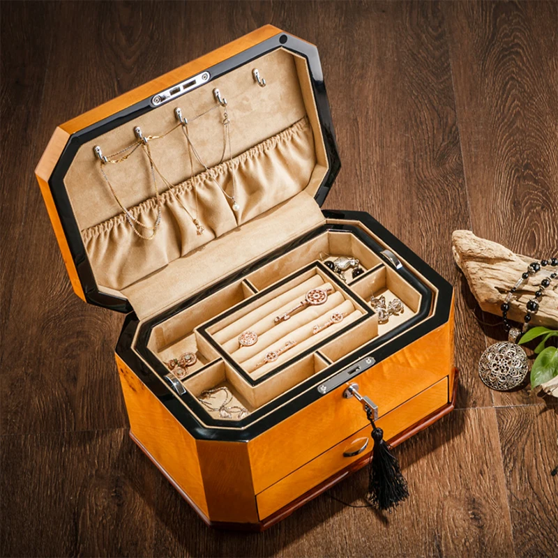 

Luxury Wood Packaging Box Custom Logo Gift Box Jewelry Box