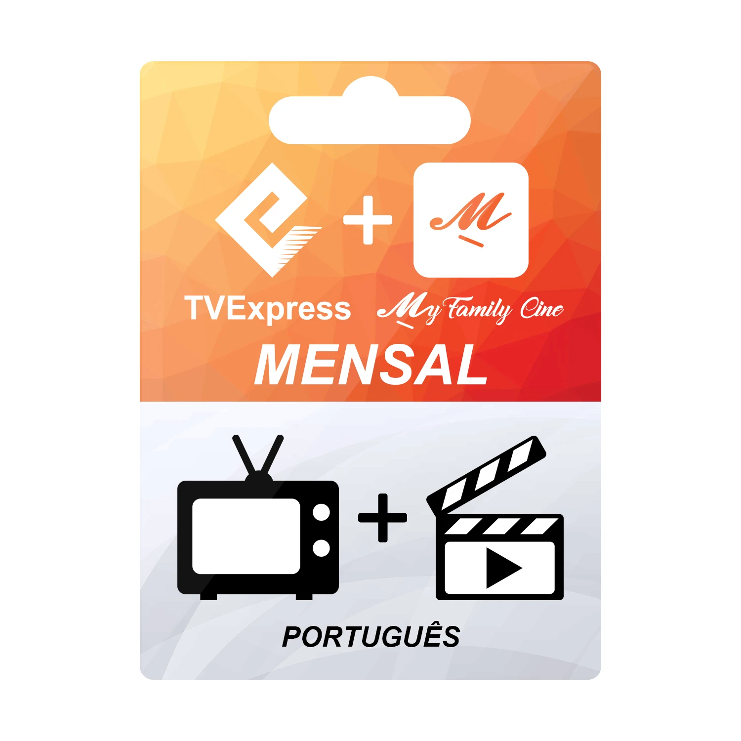 

TVE Brazil Portuguese TVExpress and MFC my family cinema streaming platform Monthly gift card smart tv box android set top box