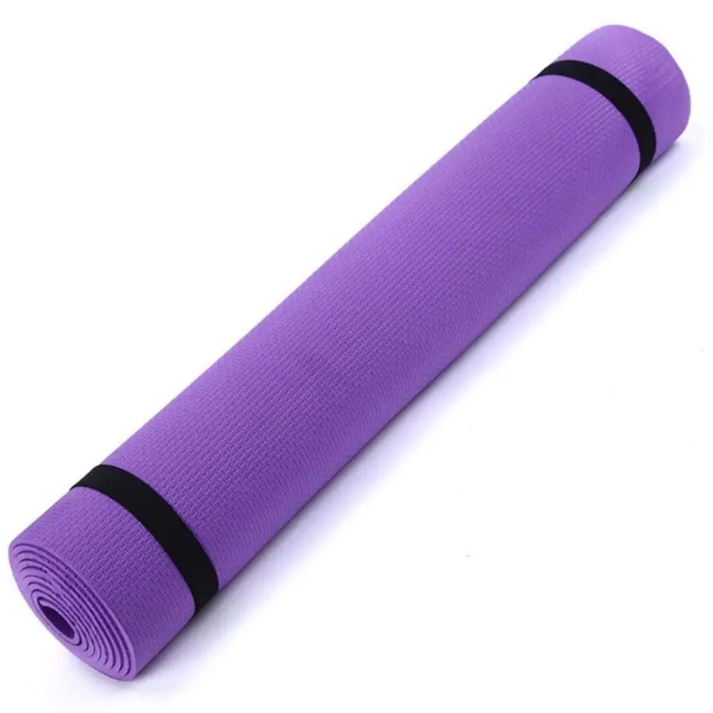 

Kids Adults Fitness Custom High Quality Natural Rubber Eco Friendly Tpe High Quality Eco Friendly Rubber Non Slip Yoga Mat, Blue/purple/pink/green