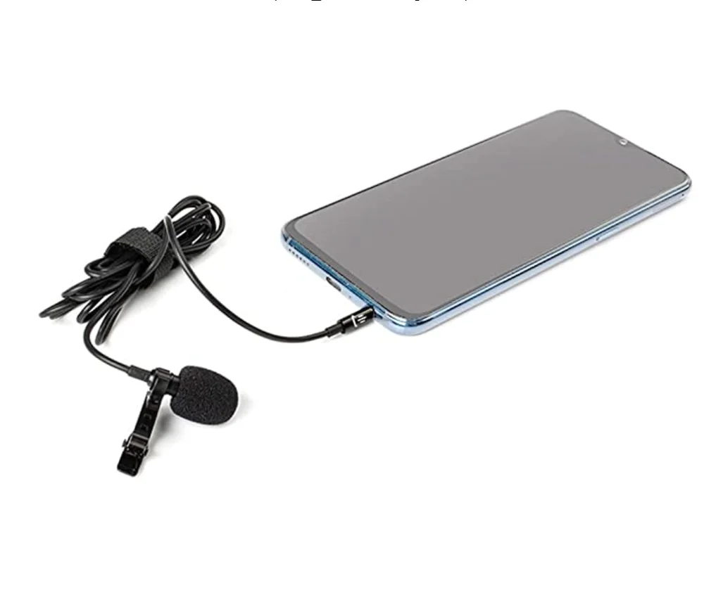 

YICHUANG YC-LM10 3.5mm Lavalier Lapel Microphone 1.5m for Smartphone Recording YouTube Interview Video Conference Podcast