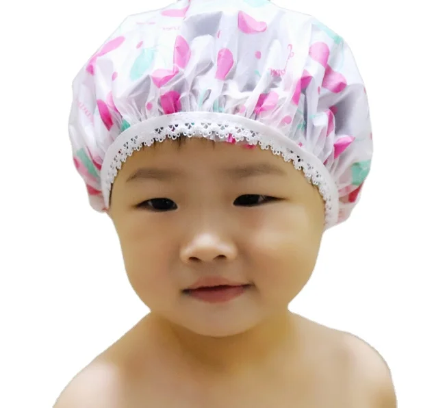 

5 Patterns Kids Bath Shower Cap