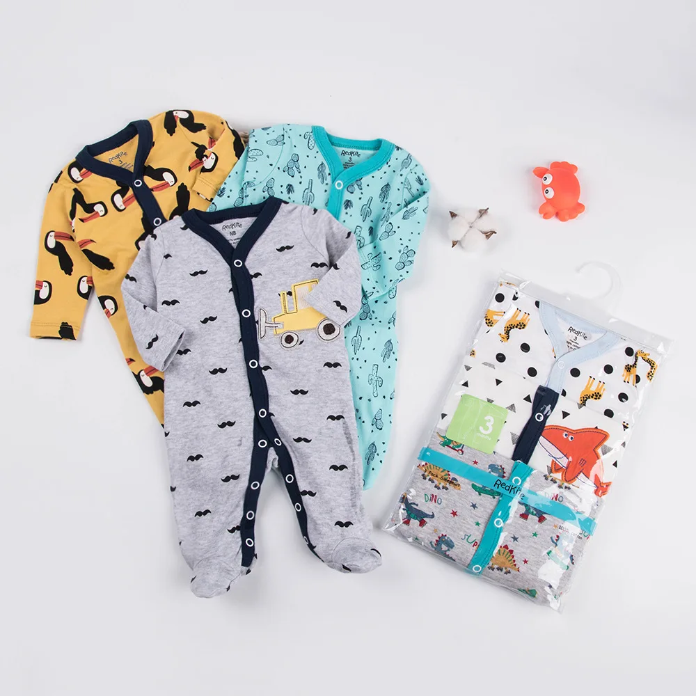 

Wholesale Random Design kids onesie High Quality Cute Pattern 100% Cotton rompers Soft Plain Baby Jumpsuit