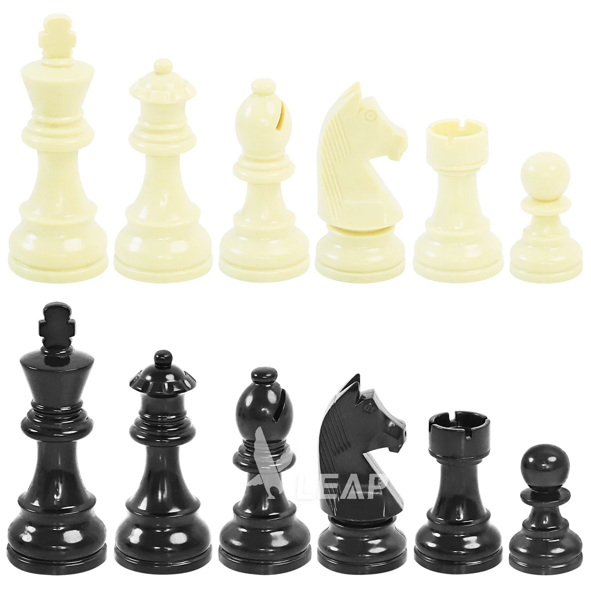 

Factory direct sales Tournament 3.75 inch ABS Germanic knight chess piece solid iron heavy triple weighted chess pieces sets