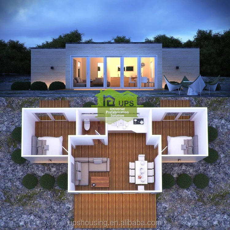 Ups Housing Best Selling Foam 3d Cement Sandwich Panel Cheap Houses