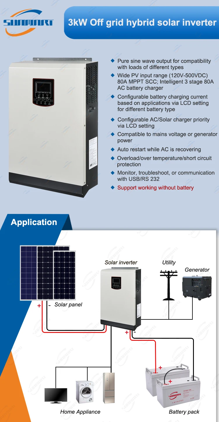 Axpert Vm Ii 3kw Off Grid Solar Inverter Voltronic Power Inverter - Buy ...