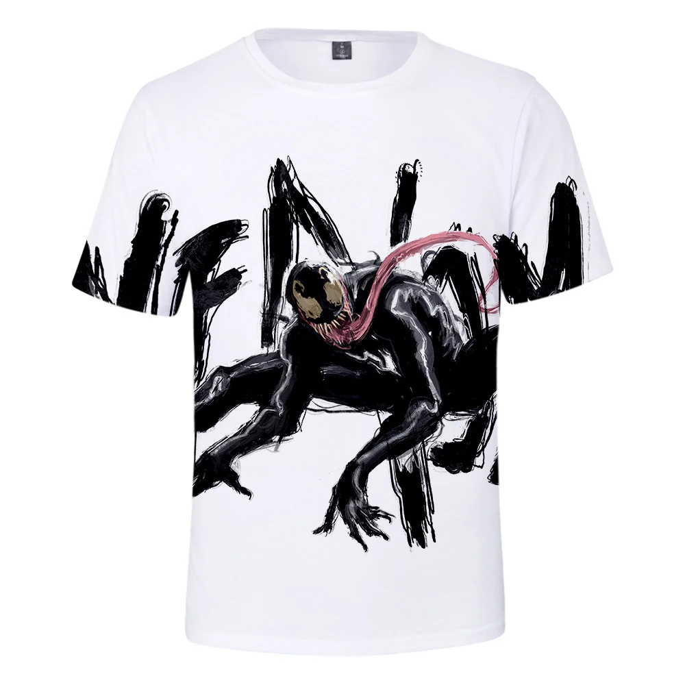 

One Piece For Sale High Quality Drop Shipping Venom Printing Casual T-shirt, Customized colors