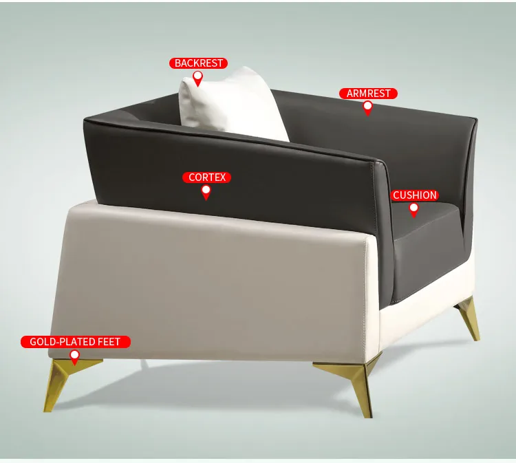 Pengpai Handle Office Furniture One Set Wohnzimmer Sofa Couch