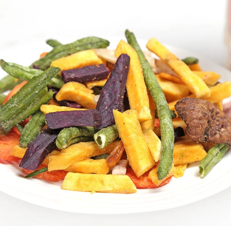 vacuum fried green bean chips vegetable crisp