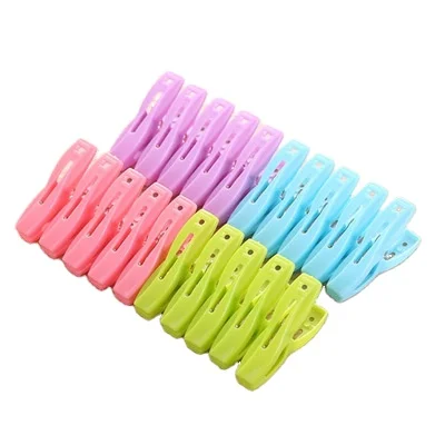 

Wholesale Plastic Clothespin Four Colors Clothes Pegs, As picture