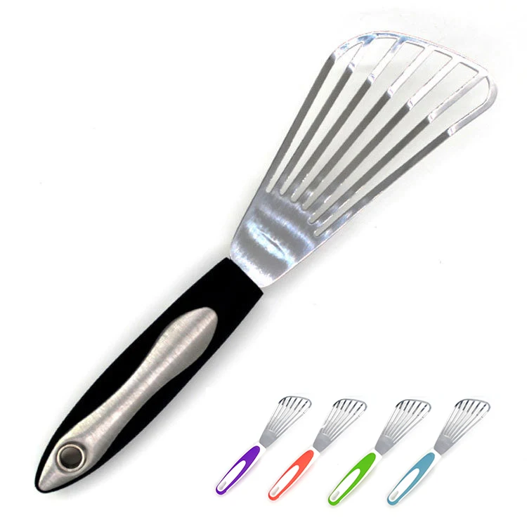 

New Slotted Turner Fish Drain Spatula Shovel Professional Stainless Steel Wholesale Cheap Kitchen Cooking BBQ Tools Spatula