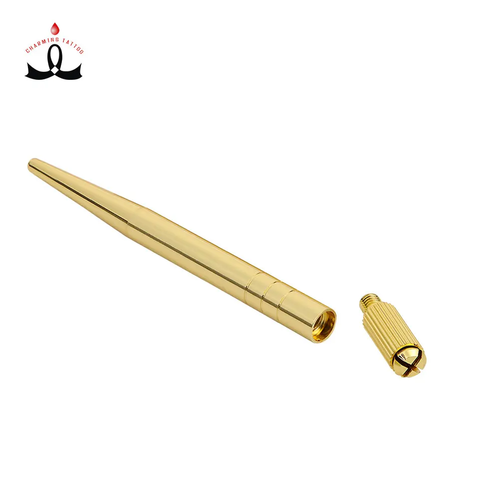 

High Quality OEM Micro Blade Metal Permanent Makeup Handmade Eyebrow Pencil, Gold