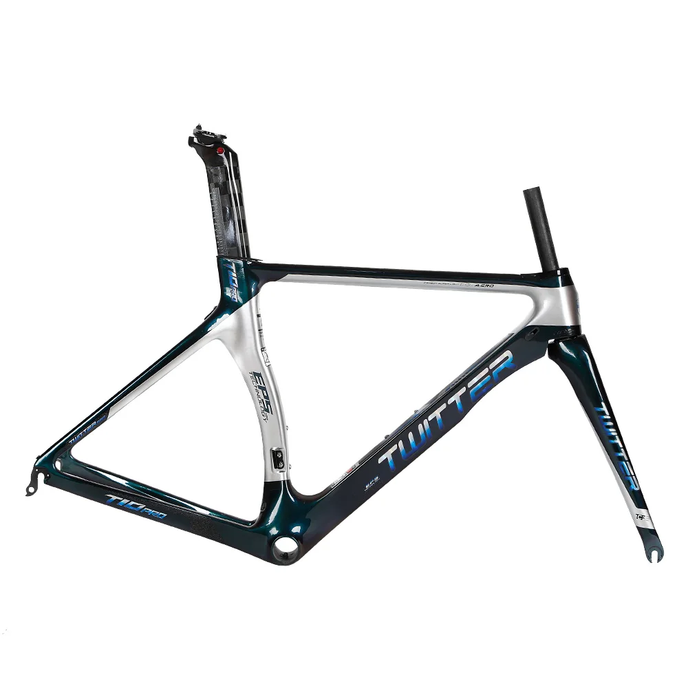 

Racing Bicycle Frameset 46cm 54cm aero carbon road bike frame, Blackred /black / blackti / blackyellow /blackblue