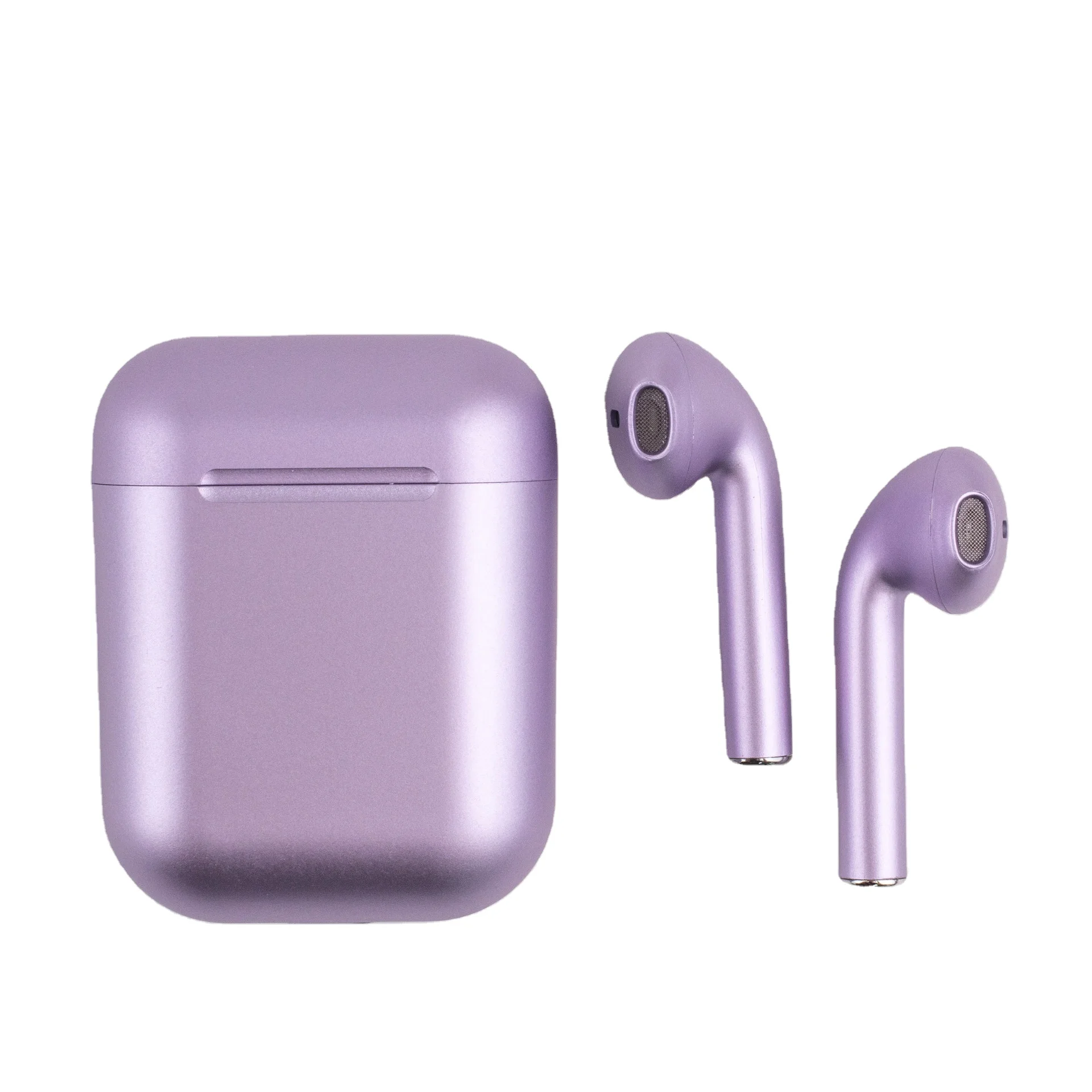 

Metal Color i12 Tws Wireless Earphone Metallic Factory wholesale Colorful BT v5.0 Stereo inpods12 Headphones From, Dark grey,purple,green,gold,red,rose gold,light green