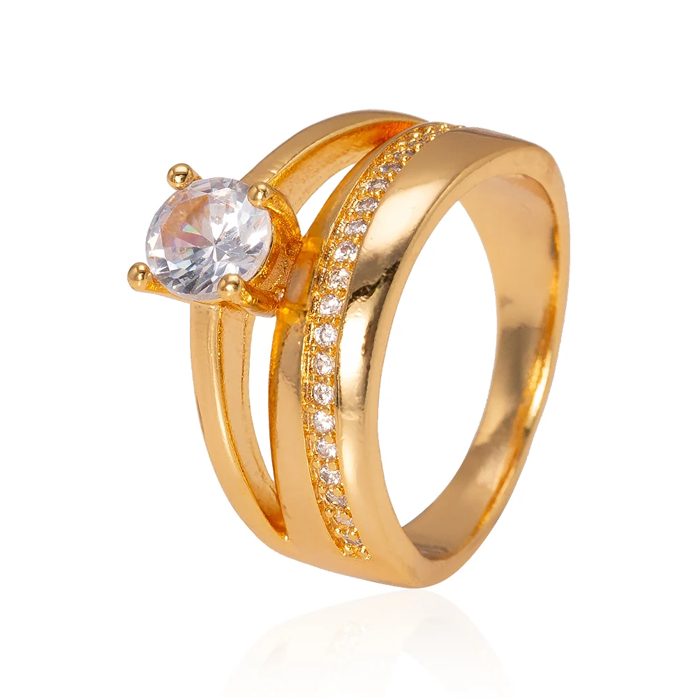 

Factory engagement ring crown shaped princess crown ring