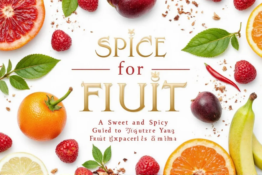 Spice rack with fruit