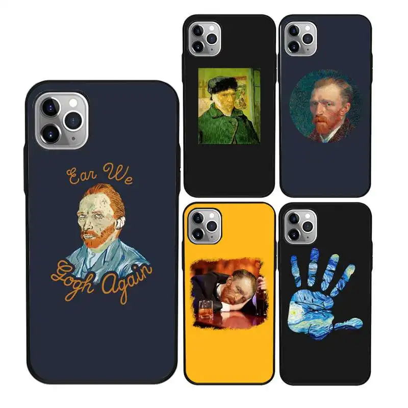 

Fashion Van Gogh black soft tpu phone case cover for HUAWEI Mate 20 Lite/ 20 Pro/ 20X/ 20 / 10 Pro / 10 Lite