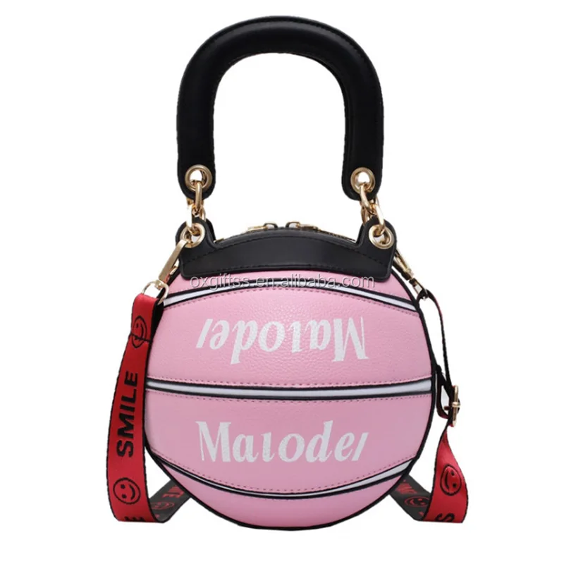 basketball pink purse