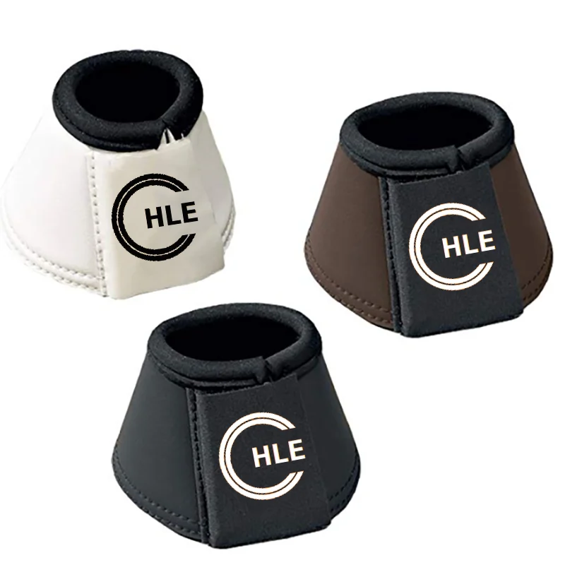 

Horse Riding Neoprene Equestrian Equipment Bell Boots Durable Rubber Horse Bell Boots, Customized