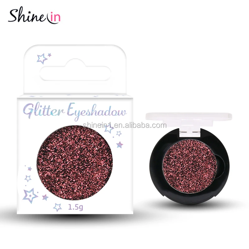 

Professional Highly Pigmented Shimmer Pressed Glitter Palette Pigment Eyeshadow Glitter Private Label for Eye Makeup, 1 color