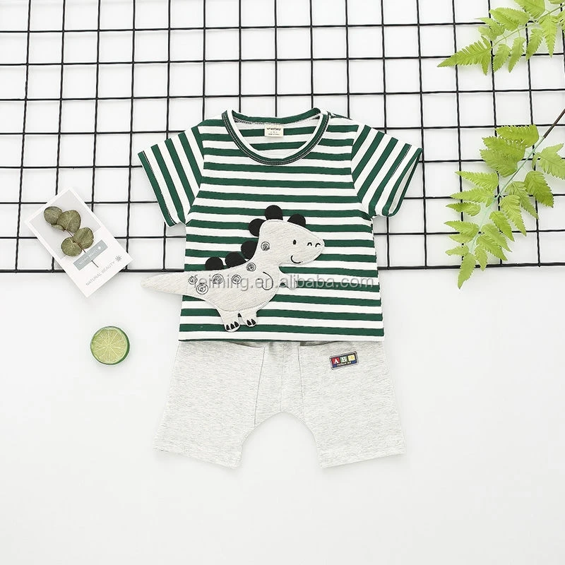 17 Years Old Baby Boy Clothes Summer Short Sleeve Cotton Boy Clothes