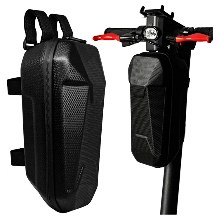 

PU Leather Waterproof Electronic Scooter Battery Case Travel Carrying Head Front Top Scooter Bag, Black or customized color
