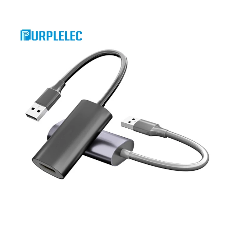 

Purplelec wholesale hdmi to usb2.0 1080P 60Hz laptop hdmi capture video capture card for camera