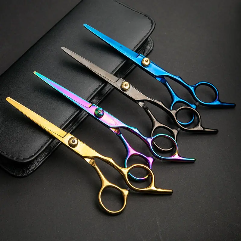 

Stainless Steel Handle Hair Scissors Barber professional Hairdressing Salon Scissor for Shear