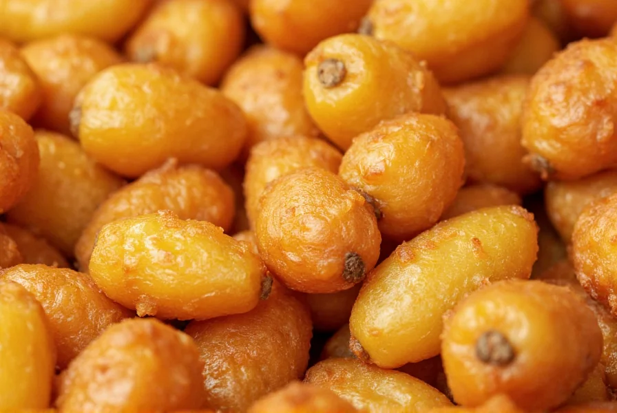 Chili rellenos being carefully fried in golden batter, close-up showing perfect texture and color