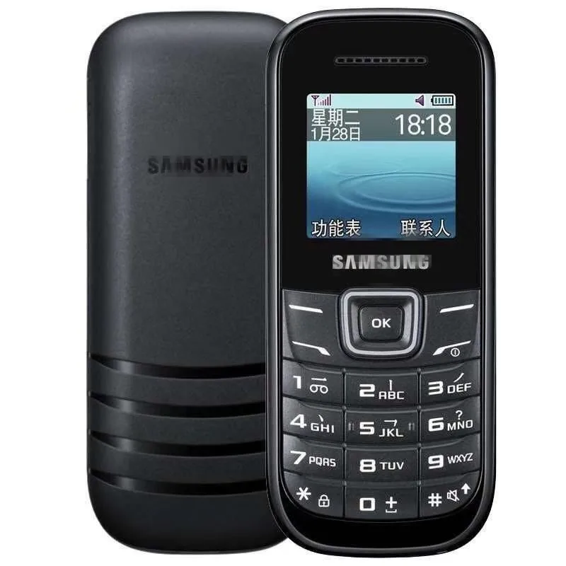 

unlocked phone E1200 series For samsung E1200 E1200M E1200i E1200Y E1200R E1202 E1205 E1205T E1205Y E1207 E1207T E1207Y, Black white