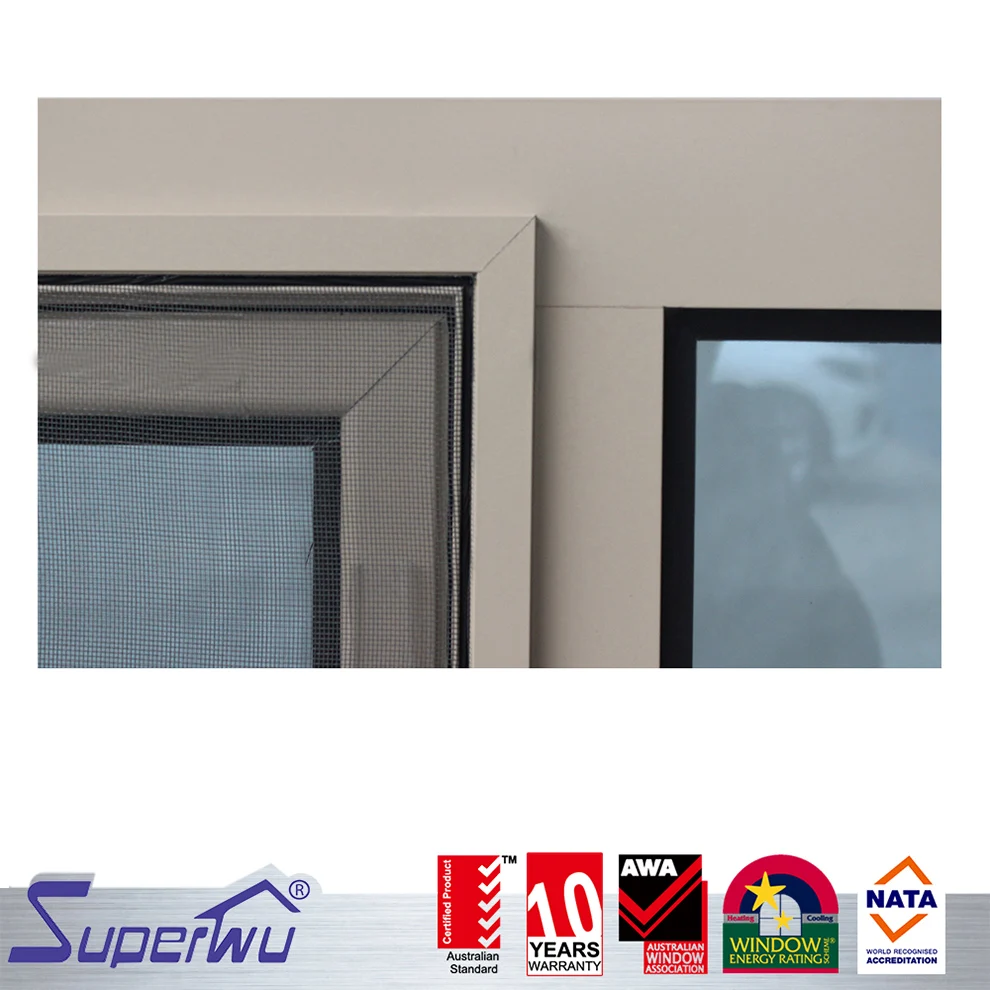 Energy saving aluminum tilt and turn window thermal break profile double glazed casement windows