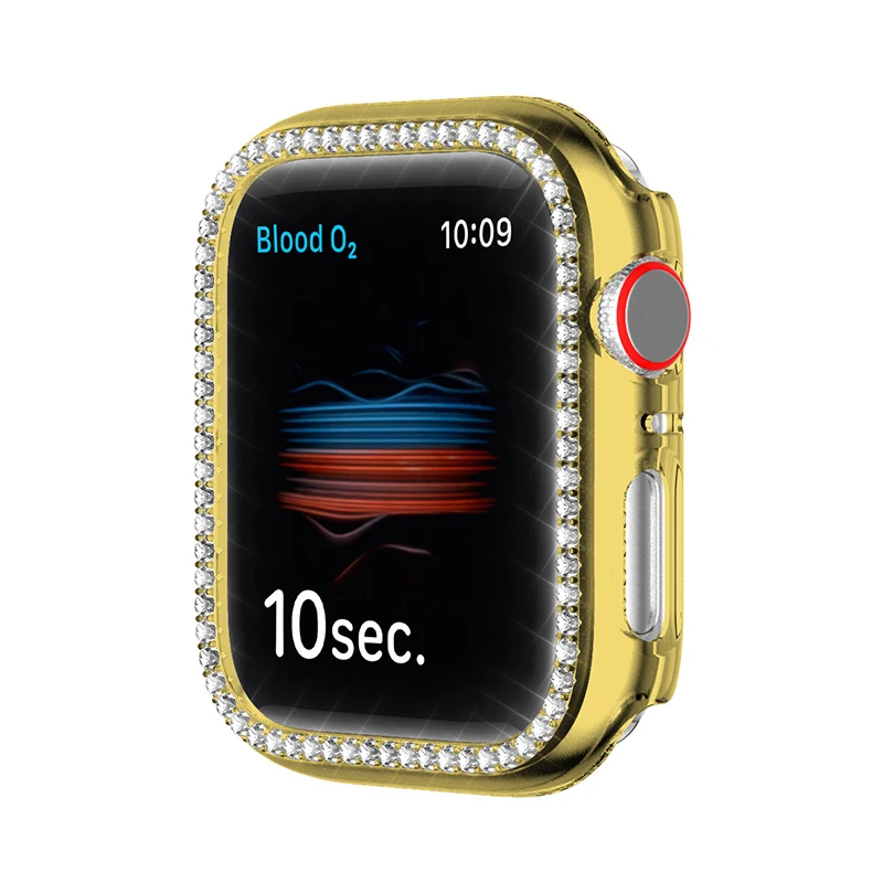 

Bling Case Compatible with Apple Watch 44mm Iwatch Series 6/5/4, iWatch SE 44mm Bling Crystal Diamond Cover, Optional