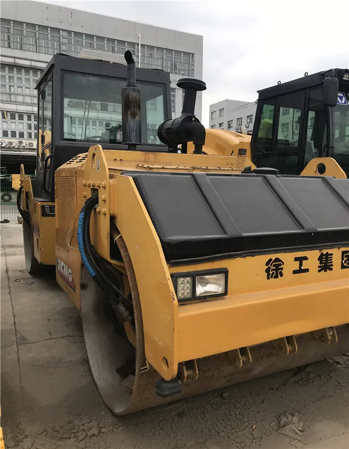 
Steel wheel vibratory roller Used Double Drum Roller XD121 for sale 