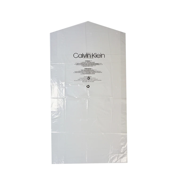
72inch Biodegradable Recycled for trousers Skirt dress Laundrette Polythylene Garment Clothes Cover Protector Poly Bags 