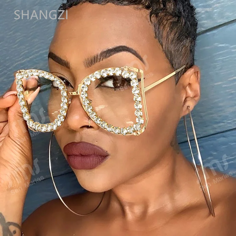 

GGCY81845 fashionable shades luxury diamond rhinestone sunglasses 2020
