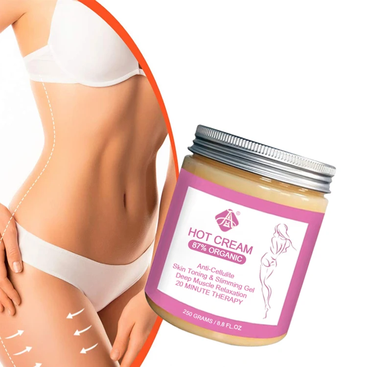 

AH Hot Sale Lose Weight Chili Home Use Fat Burning Stomach Best 3 Days Slimming Cream