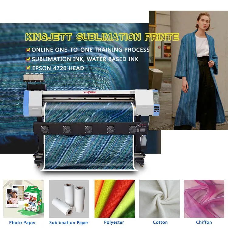 1.6m 1.8m 3.2m Large Format Digital Textile Fabric Dye Sublimation