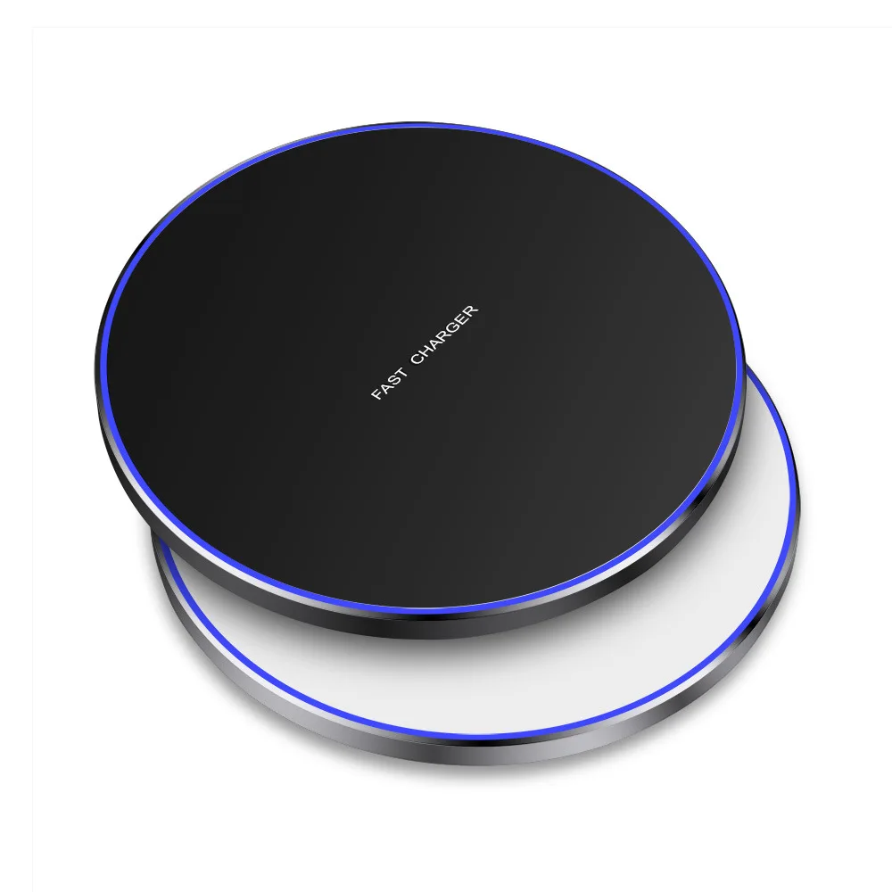 

TurnMax 10W wireless fast charger wireless mobile phone charger Qi certification OEM, Black, white