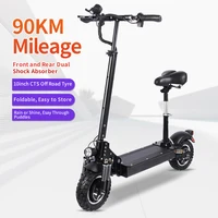 

2019 Hot Sale Dual Motor Off Road Electric Scooter 70KM/H Foldable Adults Scooter With Seat