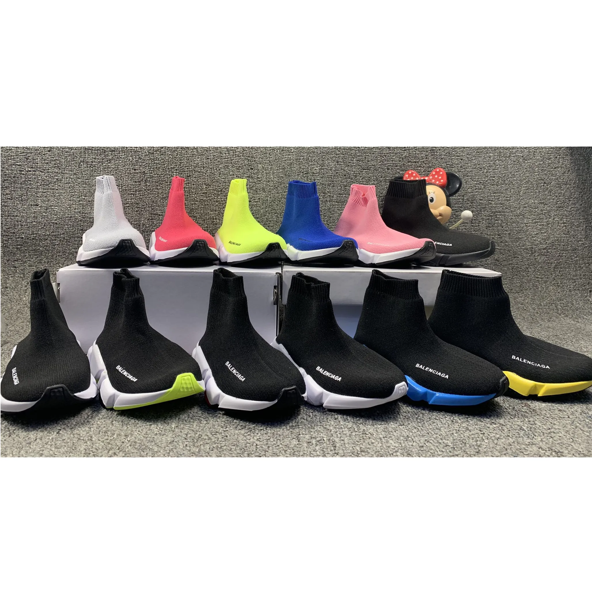 

Dropshipping Kids Speed Runner Shoes Boys Socks Shoes Boots Children Footwear Teenage Light Sneakers Running Chaussures