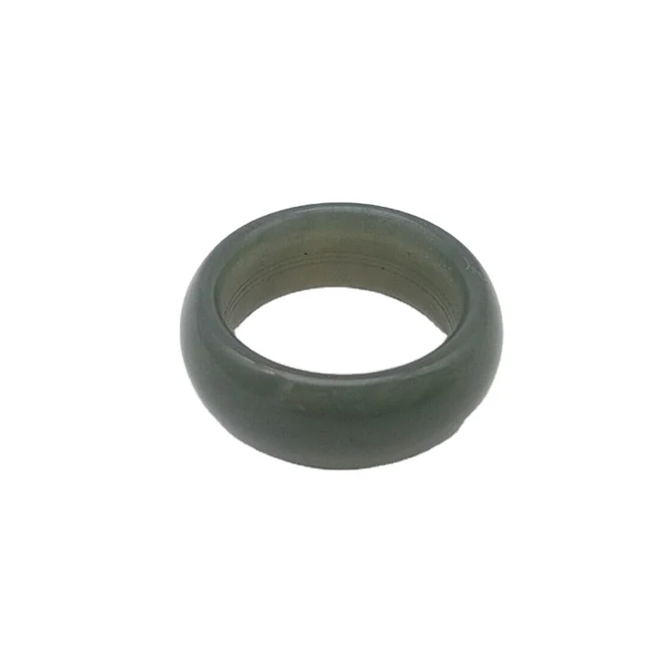 

Natural Jade Stone Rings GIA Certified Green Nephrite Jade Rings For Women And Men, Dark green