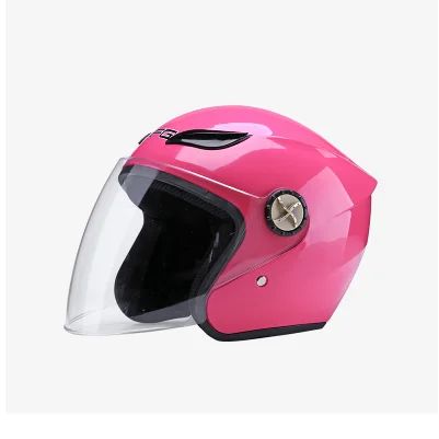 

Half Face helmet men's and women's all season Hard Hat Winter lovely warm half helmet, Red,blue,black,and customed