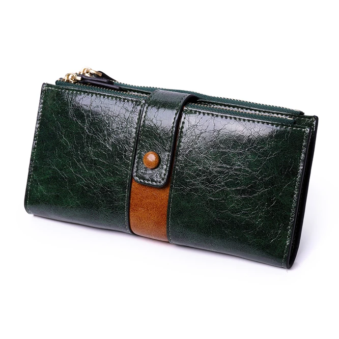 

Gift promotion long clutch zippered purse PU leather wallet clutch bag evening for men