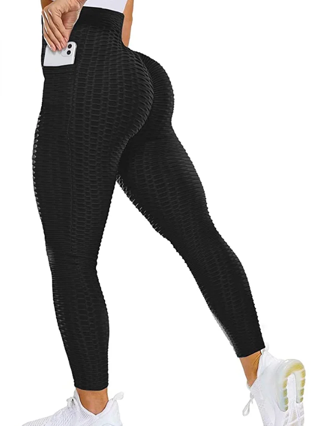 

Wholesale 2021 new design workout clothing sport Gym athleisure High Waist Fitness leggings Custom Women Yoga Pants with pockets, More than 48 different colors available