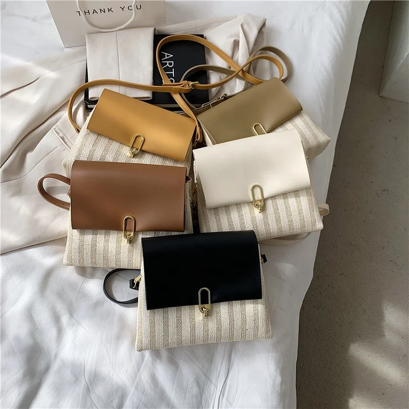 

New Arrival PU Leather Crossbody Bag Popular Shoulder Bucket Bag Solid Color Large Capacity Bag For Women, 5 colors