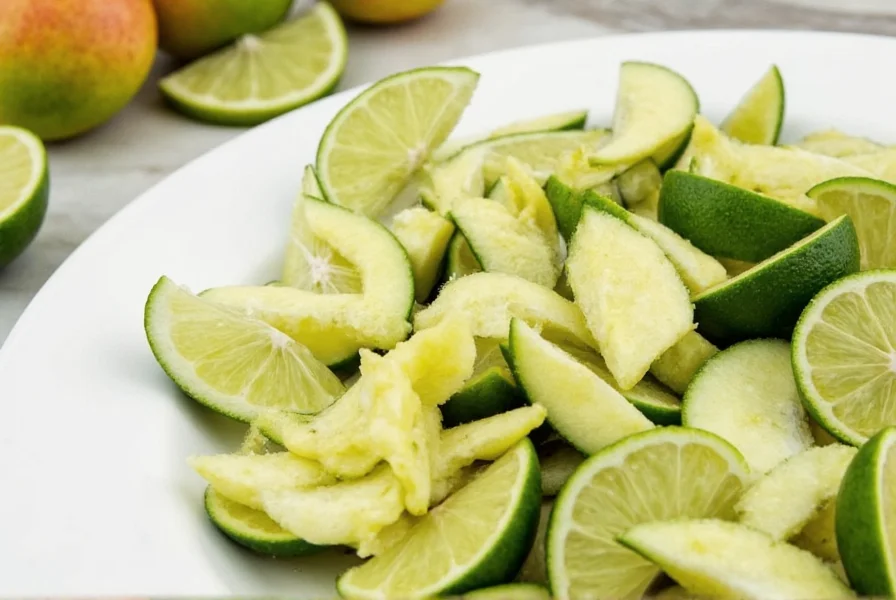 Lime peel in a glass jar
