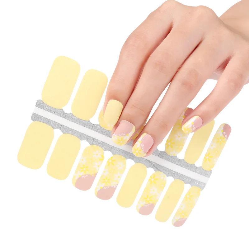 

Shanghai Huizi 16 tips Nail Polish Wraps self Adhesive Full Cover Nail Polish Stickers