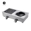 Setting Button Control Double Stove Copper Coil Press And Rotary System Induction Cooker