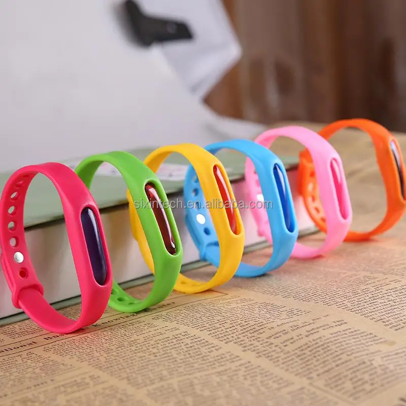 

Anti Mosquito Ring Waterproof Candy Jelly Color Mosquito Repellent Band Bracelets kids Silicone Hand Wrist Band